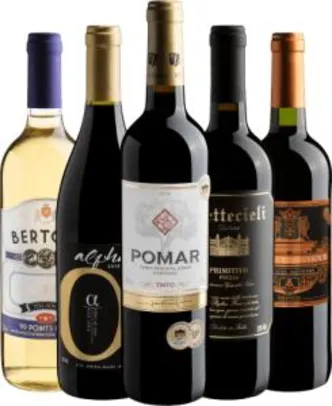 Saindo por R$ 143: Kit de vinhos Sucessos #SemErro + Alabar Tinto (6 vinhos) - R$143 | Pelando