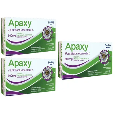 Apaxy 300mg Calmante Natural C/60