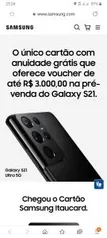 Cartão Samsung Itaú Platinum anuidade grátis pra sempre