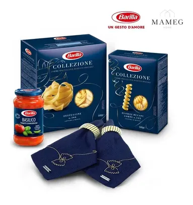 Kit Comemoração 2 Massas E 1 Molho Barilla + Brinde Mameg