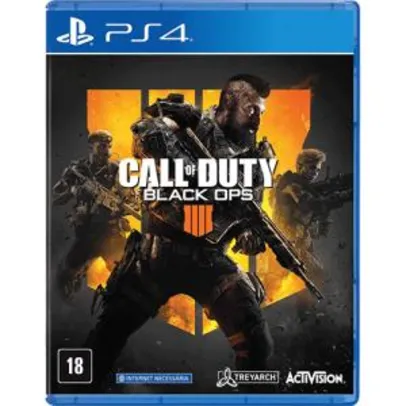 Call Of Duty Black Ops 4 - PS4 - 50% de CASHBACK no AME(R$ 75,00)