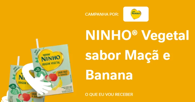 NINHO® Vegetal sabor Maçã e Banana | Eu Quero Nestlé