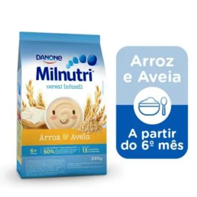 [PRIME] Leve 4 Pague 3: Cereal Infantil Milnutri - Milho - 230g - Danone | R$3,11