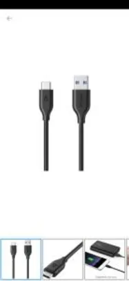 Cabo Carregador USB-C Anker - Powerline USB-C | R$ 49