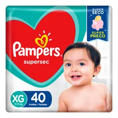 Fralda Descartável Pampers Supersec xg 40 Unidades