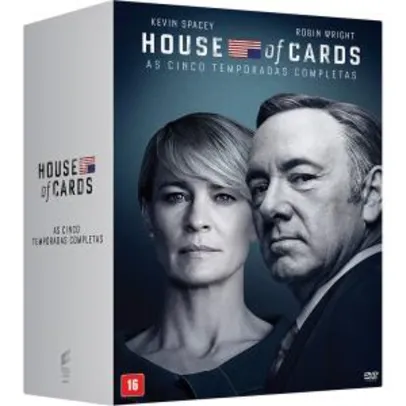 DVD - Coleção House Of Cards - As 5 Temporadas Completas | R$ 20