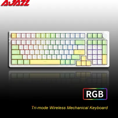 Teclado Mecânico Sem Fio Ajazz AK992 