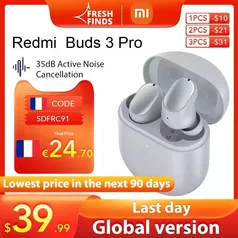 [Novos Usuários] Xiaomi Redmi Buds 3 PRO | R$ 199