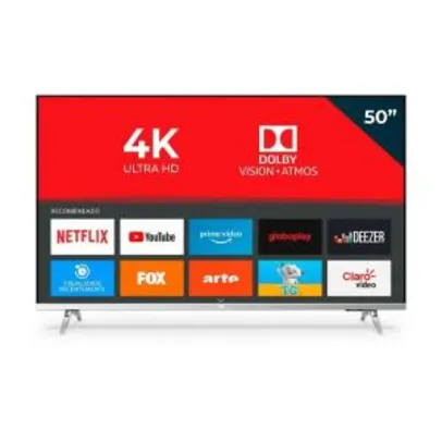 [Cc Shoptime +AME] Smart TV AOC LED 50" 4K HDR10+ 50U6305/78G Dolby Vision E Dolby Atmos | R$1.800