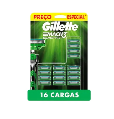 Gillette Match 3 sensitive com 16