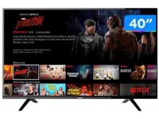 Smart TV LED 40” Philco Full HD PTV40E21DSWN - Conversor Digital Wi-Fi 2 HDMI 2 USB