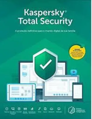 Kaspersky Total Security 2 anos 1 dispositivo | R$ 22
