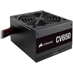 Fonte Corsair CV650, 650W, 80 Plus Bronze - CP-9020211-BR | R$360