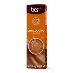 (REC/ Leve 3 Pague 2) 3 Corações Cápsula Tres Chocolatto Caramelo