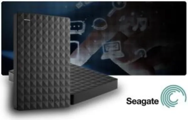 HD Seagate Externo Portátil Expansion USB 3.0 1TB Preto - STEA1000400