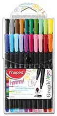 Caneta Fineliner Graph Peps Estojo X 20, Maped