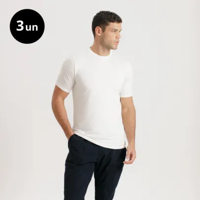 [R$ 101/Cada] Kit 3 Daily T-shirt