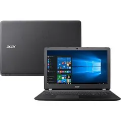 Notebook Acer ES1-572-3562 Intel Core I3 4GB 1TB Tela LED 15.6" Windows 10 - Preto