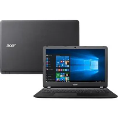 Notebook Acer ES1-572-3562 Intel Core I3 4GB 1TB Tela LED 15.6" Windows 10 - Preto