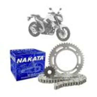 Kit Relação Transmissão Nakata Yamaha Fazer 250 2005-2010