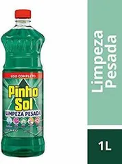 5 Unidades do Limpador Diluível Pinho Sol Limpeza Pesada Eucalipto 1000ml R$ 24