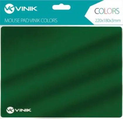 [PRIME] Mouse Pad Vinik Colors Verde, VINIK, Min. 1 | R$5