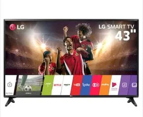 Smart TV LED 43” Full HD LG , Time Machine - R$1.549,00