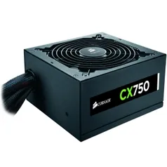 Fonte Corsair CX-750W 80 Plus Bronze - CP-9020015