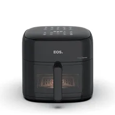 Fritadeira Sem Óleo Air Fryer Eos Chef Gourmet 6.2 Litros Compacta Digital Preto Eaf60p 110v