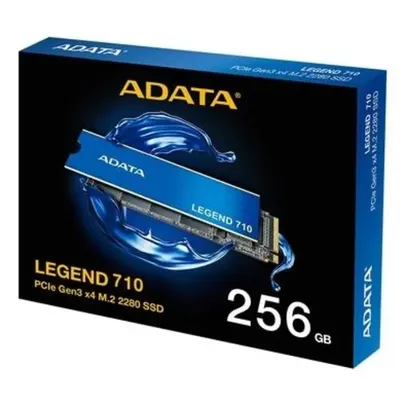 SSD PCIe ADATA, 256GB, NVMe, Leitura: 2.400MB/s e Gravação: 1.800MB/s, Azul - ALEG-710-256GCS