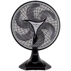 Ventilador de Mesa Britânia Super 40 com 3 Velocidades, 6 Pás, 130W - Preto R$99