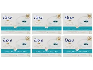 Sabonete em Barra Antibacteriano Dove - Cuida e Protege 90g 6 Unidades | R$2,90