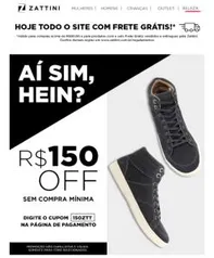 R$150 OFF em compras acima de R$99