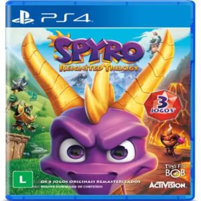 Jogo Spyro Reignited Trilogy - PS4 R$50
