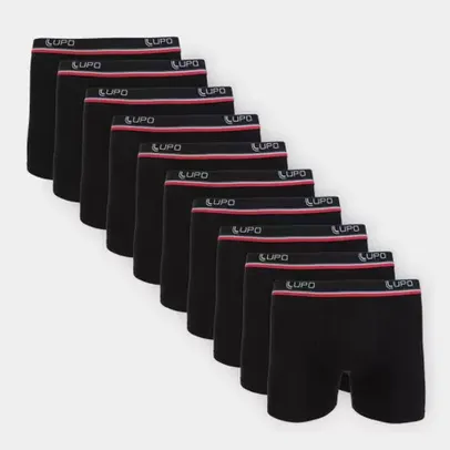 Kit Cueca Boxer Lupo 10 Peças