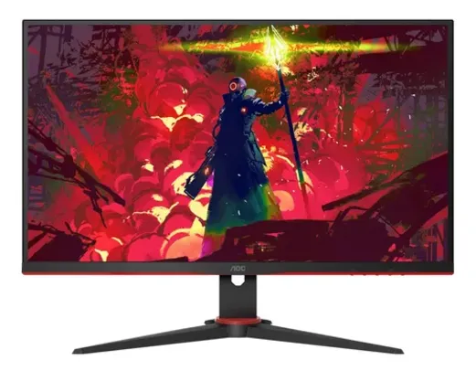 Monitor gamer AOC G2 24G2HE5 led 24 preto e vermelho 100V/240V