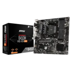 Placa Mãe MSI B450M PRO-VDH MAX, Chipset B450, AMD AM4, mATX, DDR4, B450M PRO-VDH MAX