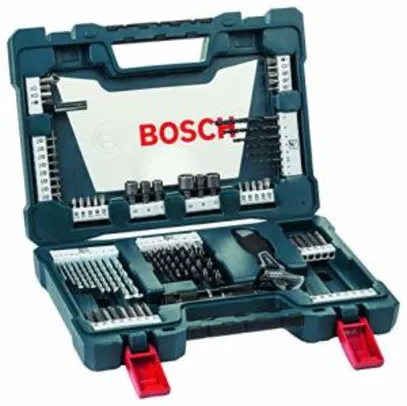 Caixa de Ferramentas V-Line Bosch Titânio 83 Peças | R$102