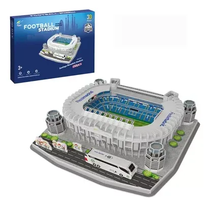 [Internacional] 2024 Estádio Santiago Bernabéu Quebra-cabeça 3d Real Madrid