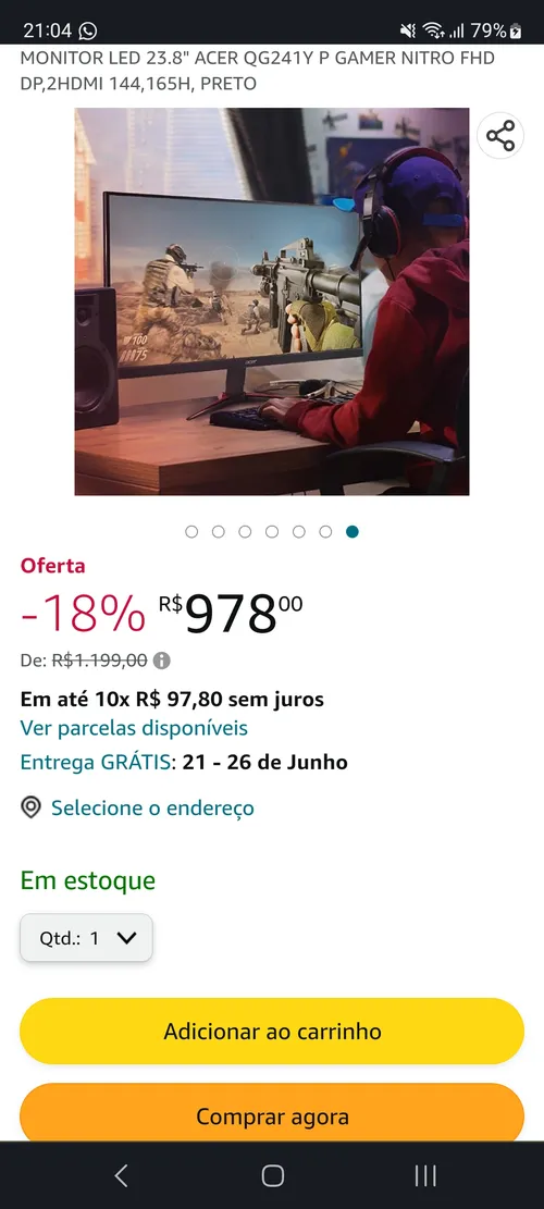 Imagen na descrição da promoção