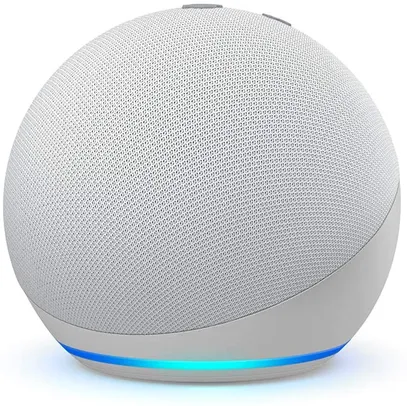 Echo Dot (4ª Geração): Smart Speaker com Alexa - Cor Branca R$299