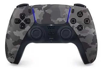 Controle joystick sem fio Sony PlayStation DualSense CFI-ZCT1 gray camouflage