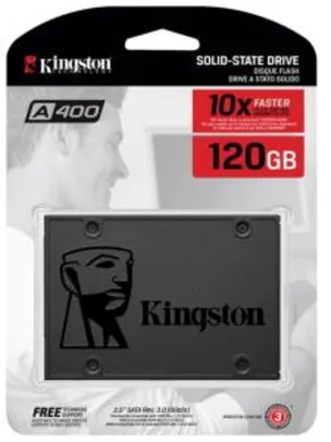 [R$104 com AME] SSD Kingston A400 120GB - R$130
