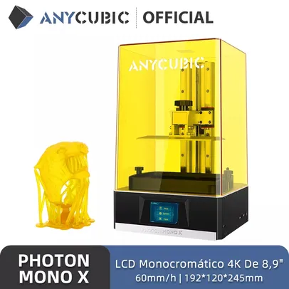 Photon Mono X 3D Printer 8.9 inch 4K Monochrome LCD UV Resin Printers 3D 