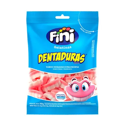 [L2P1] Bala de Gelatina Fini Dentaduras 90g