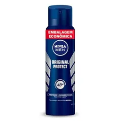 [REC/+Por-R$8,65] 200ml NIVEA MEN Desodorante Antitranspirante Aerossol Original Protect