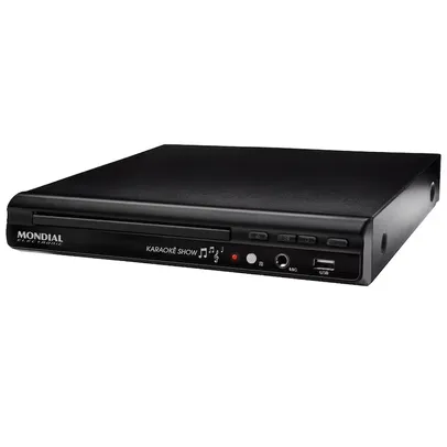 DVD Player Mondial D-20 com Função Karaokê e Entrada Usb