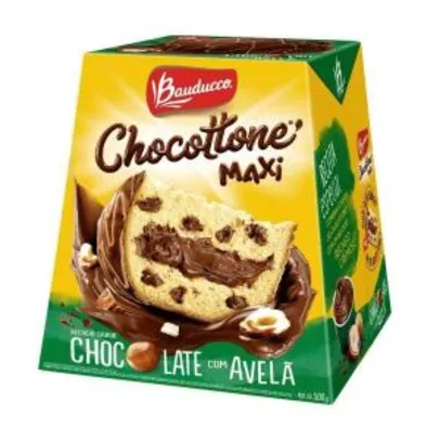 Chocottone De Chocolate Com Avelã Bauducco - 500g | R$10