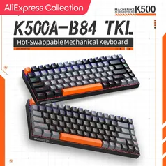 Teclado Mecânico K500A B84 Switch Marrom