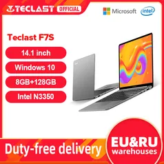 Nootebook Teclast f7s 8gb ram 128gb | R$1607